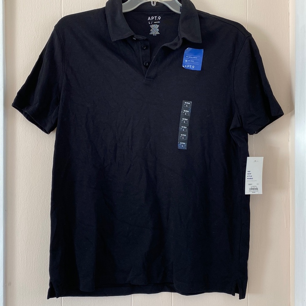 Brand New Apt. 9 Black Polo